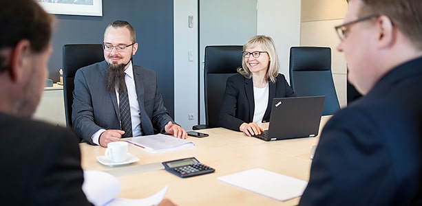 German Tax Consultants: Impressions of our consulting team and our rooms